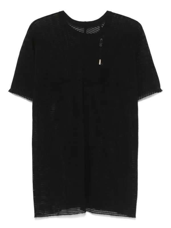 Boris Bidjan Saberi Striped T-shirt | Black | FARFETCH AO