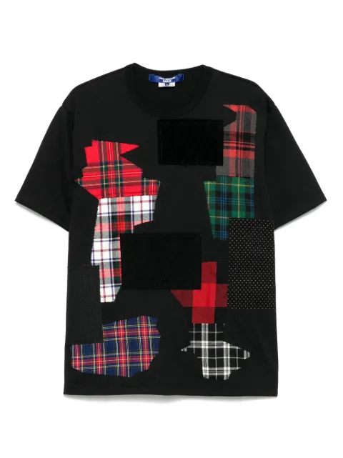 Junya Watanabe MAN playera con diseño patchwork
