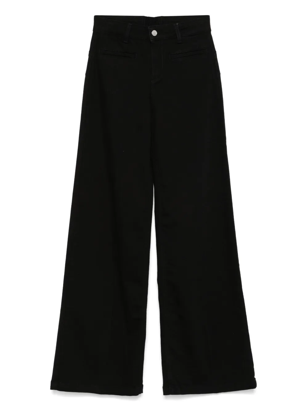 LIU JO Jeans met logoplakkaat Zwart