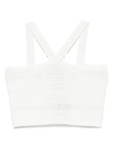 TWINSET top tejido de canalé