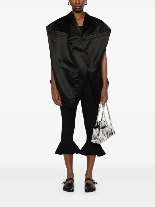 Comme Des Garçons デコンストラクテッド ベスト | ブラック | FARFETCH JP