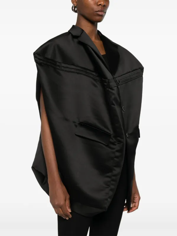 Comme Des Garçons デコンストラクテッド ベスト | ブラック | FARFETCH JP
