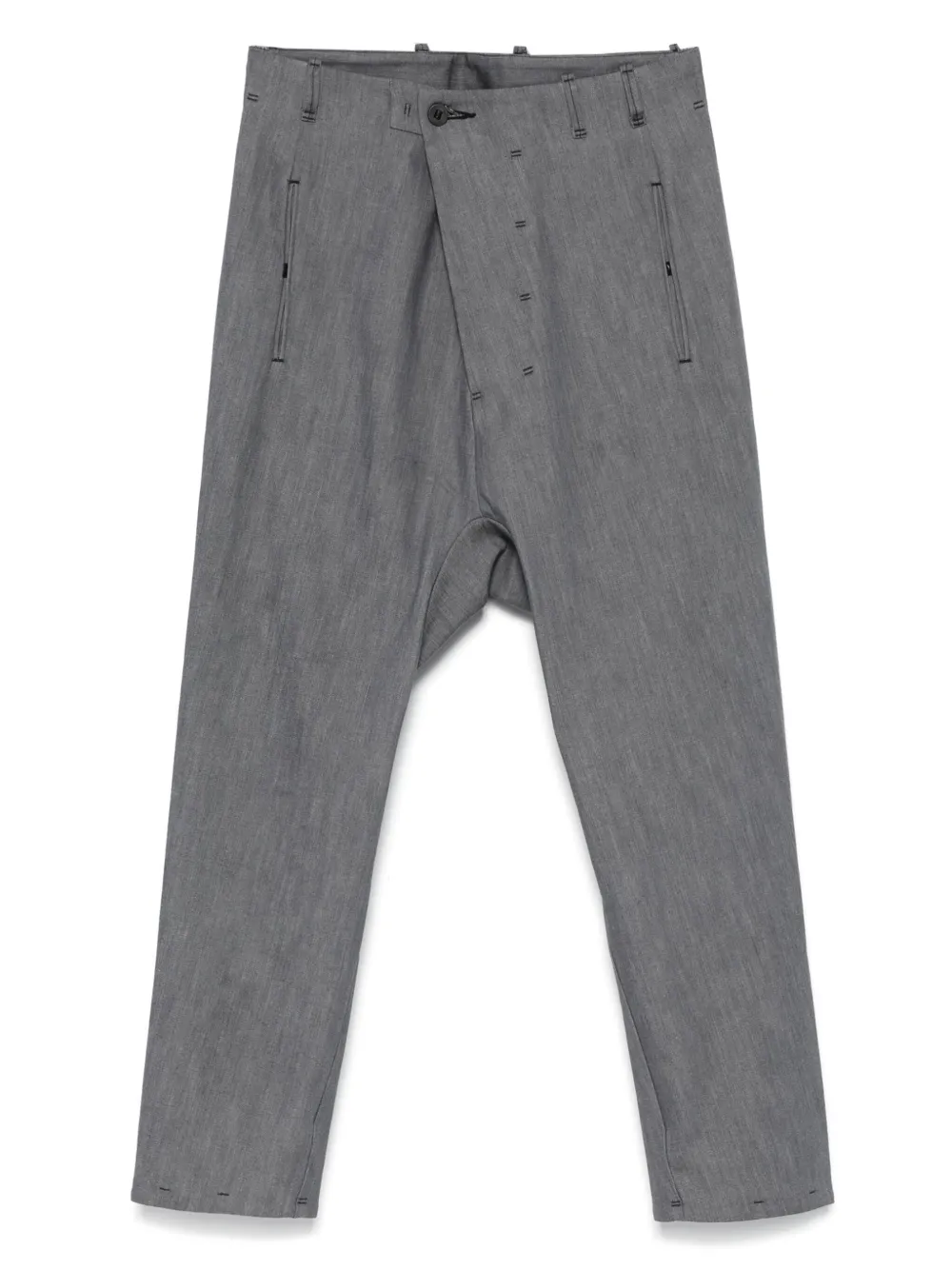 Boris Bidjan Saberi Asymmetrische broek Grijs