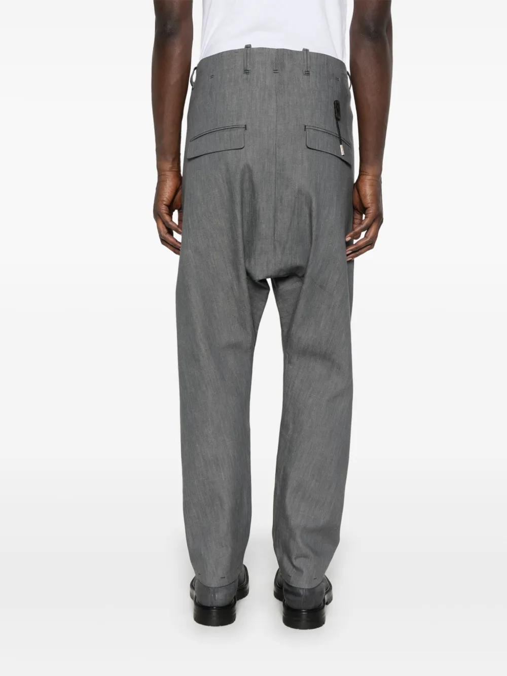 Boris Bidjan Saberi Asymmetrische broek Grijs