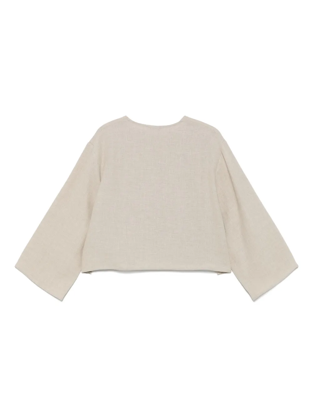 Dusan Linnen top Beige