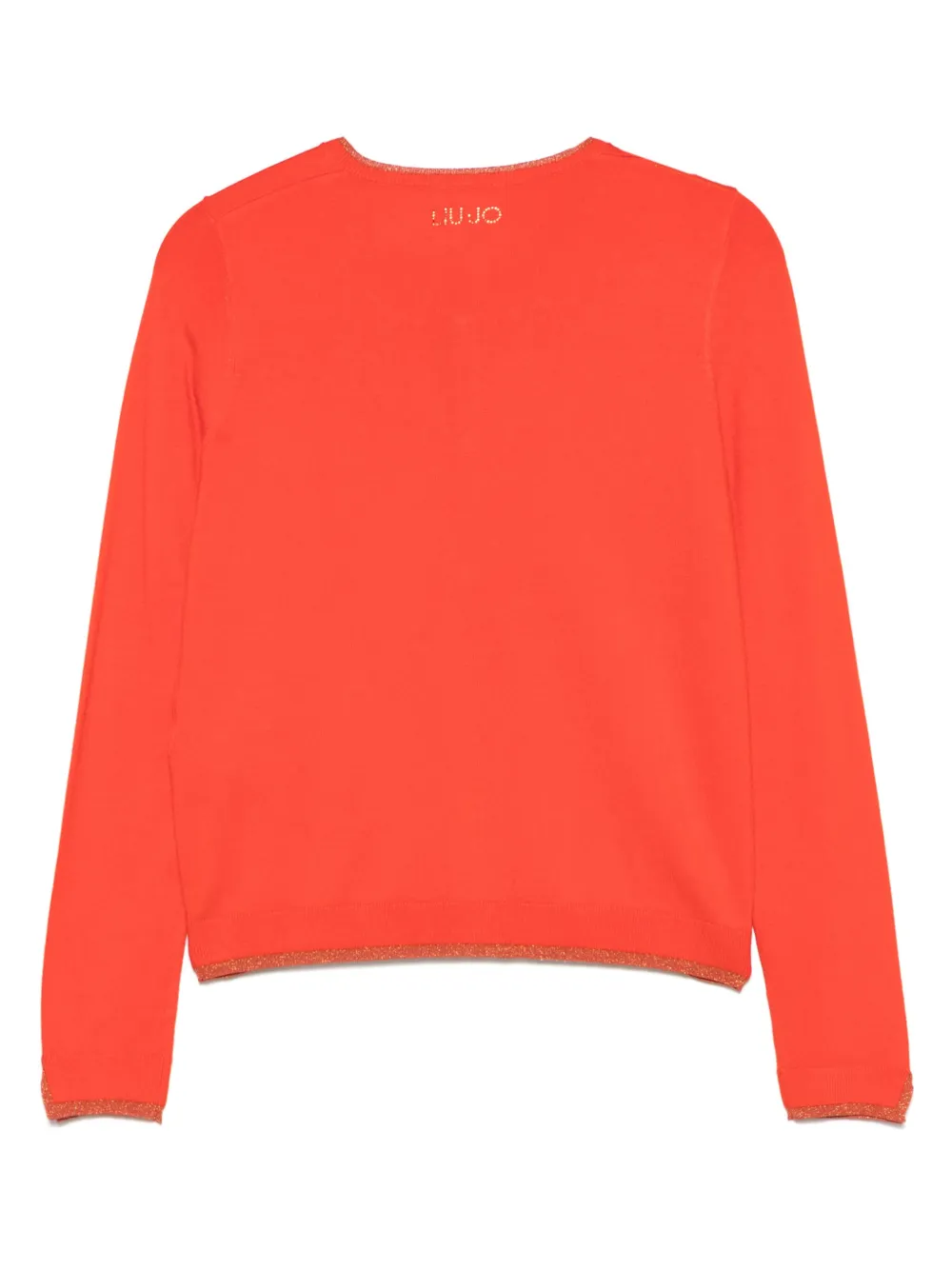 LIU JO Fijngebreid vest Oranje