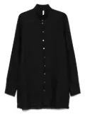 Label Under Construction linen shirt - Black