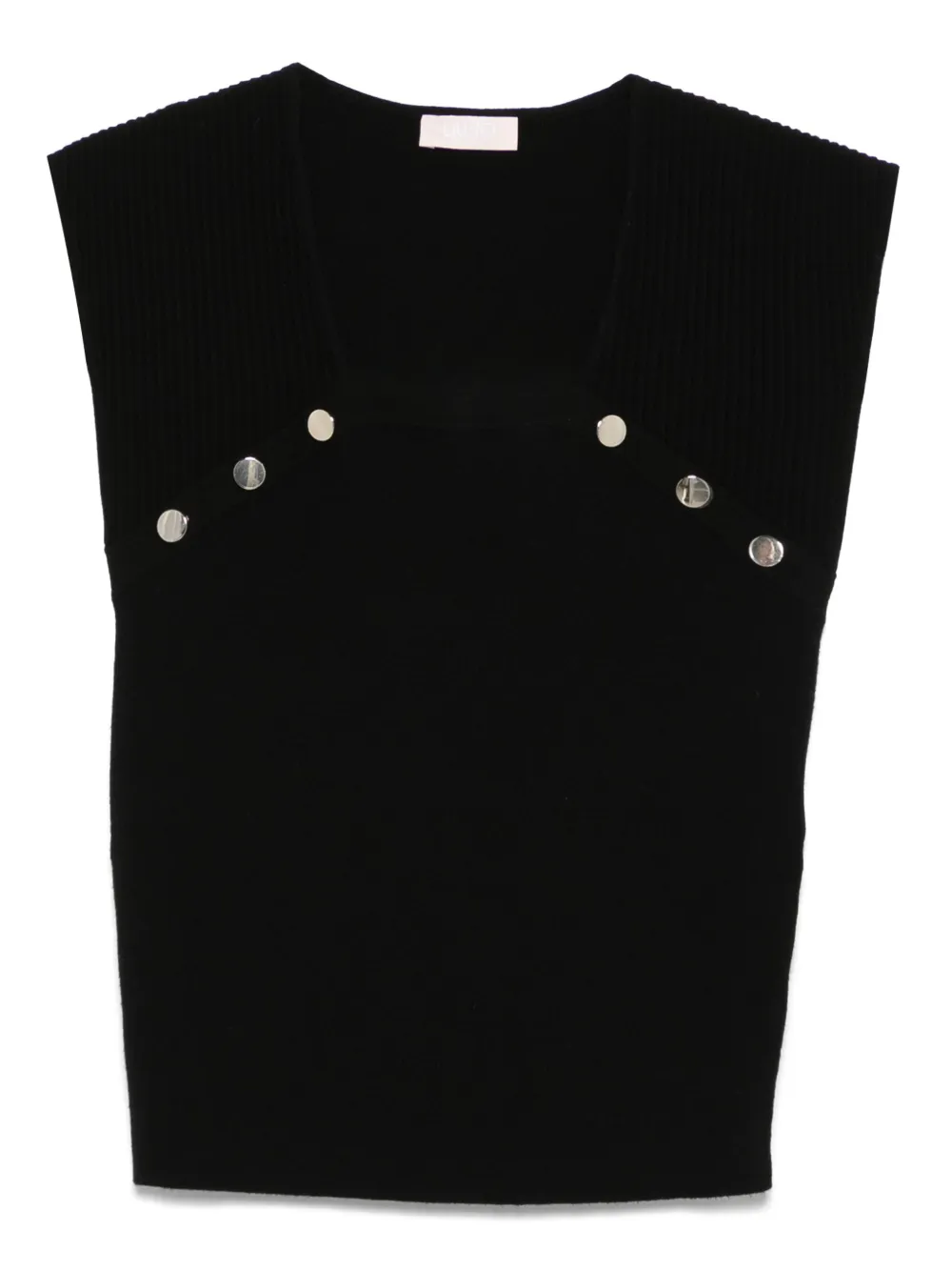 LIU JO camiseta con apliques | negro | Image 1
