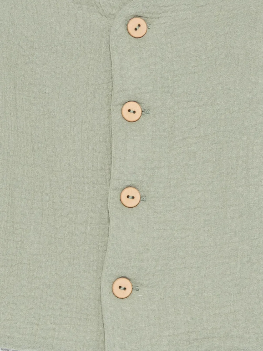 Teddy & Minou Cotton Jacket In Green