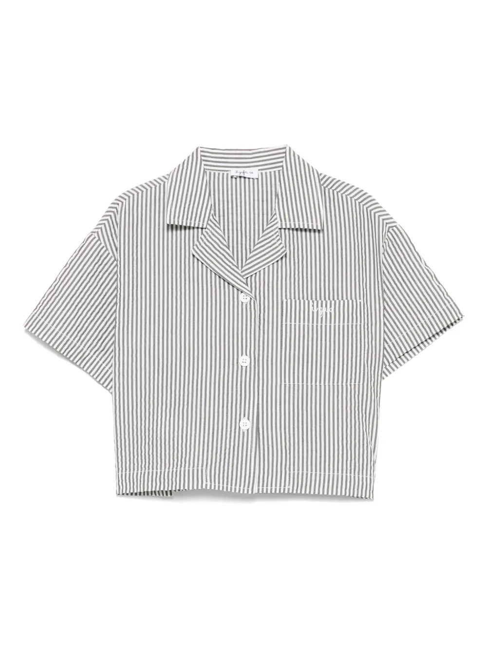 Il Gufo Gestreept shirt Groen