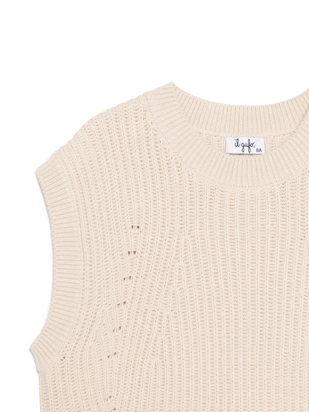 Il Gufo Gebreid hemd Beige