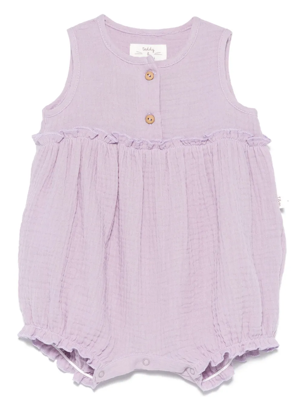 TEDDY & MINOU ruffled-detail body | Purple | Image 1