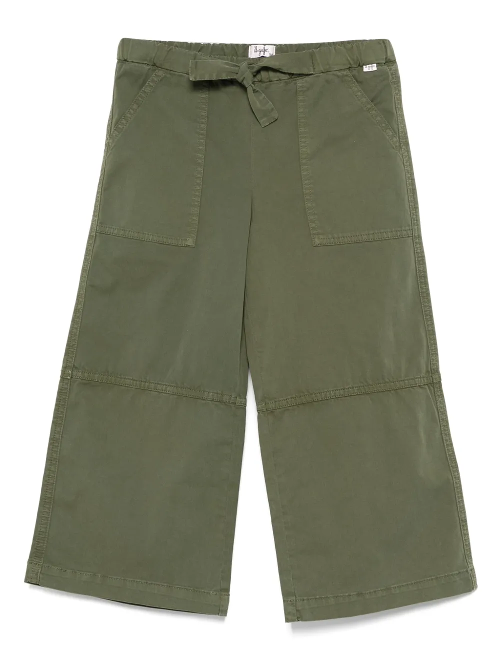Il Gufo twill trousers | Green | Image 1