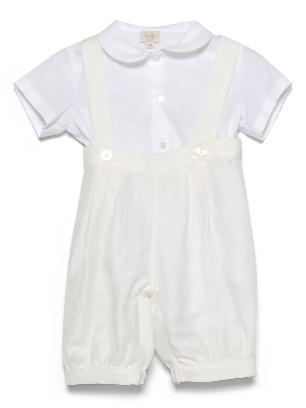 Il Gufo rounded-collar trousers set | White | Image 1