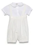 Il Gufo rounded-collar trousers set - White