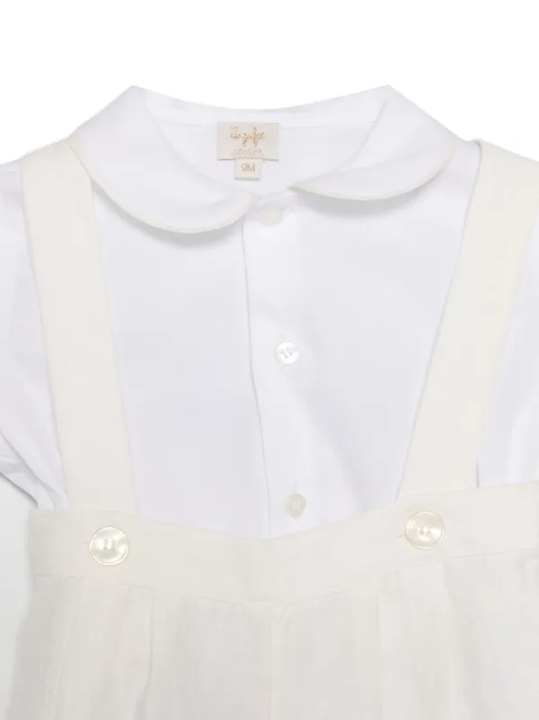 familiar80 ロンパースセット Il Gufo ロンパース セット | ホワイト | FARFETCH JP