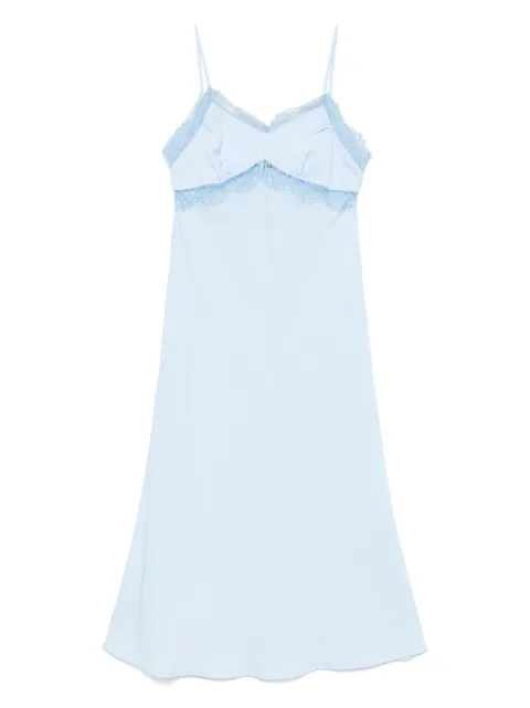Vivetta vestido midi con ribete de encaje