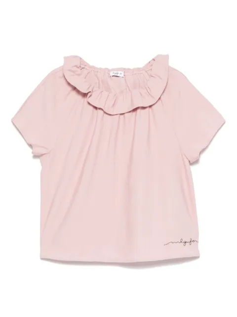 Il Gufo blusa con volantes en el cuello
