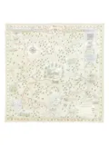Aspinal Of London Great British silk scarf - Green