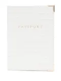 Aspinal Of London leather passport cover - White