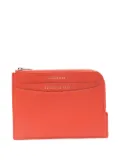 Aspinal Of London zipped pebble leather wallet - Red