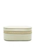 Aspinal Of London leather make up bag - Green