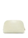 Aspinal Of London leather make-up bag - Green
