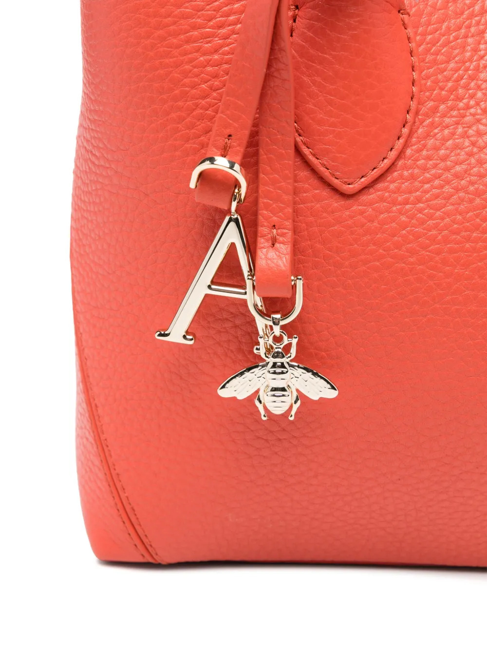 Aspinal Of London Londeon shopper met logo Oranje
