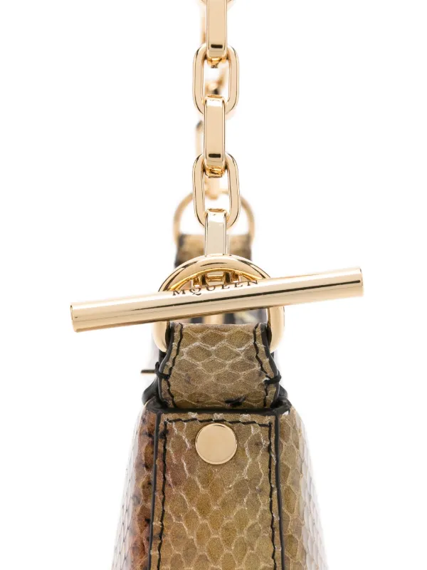ショルダーバッグ・ポシェット Alexander Mcqueen T-Bar Satchel Mini Purse - Leather - Brown Women's Mini T-Bar Shoulder Bag in Brown | McQueen US