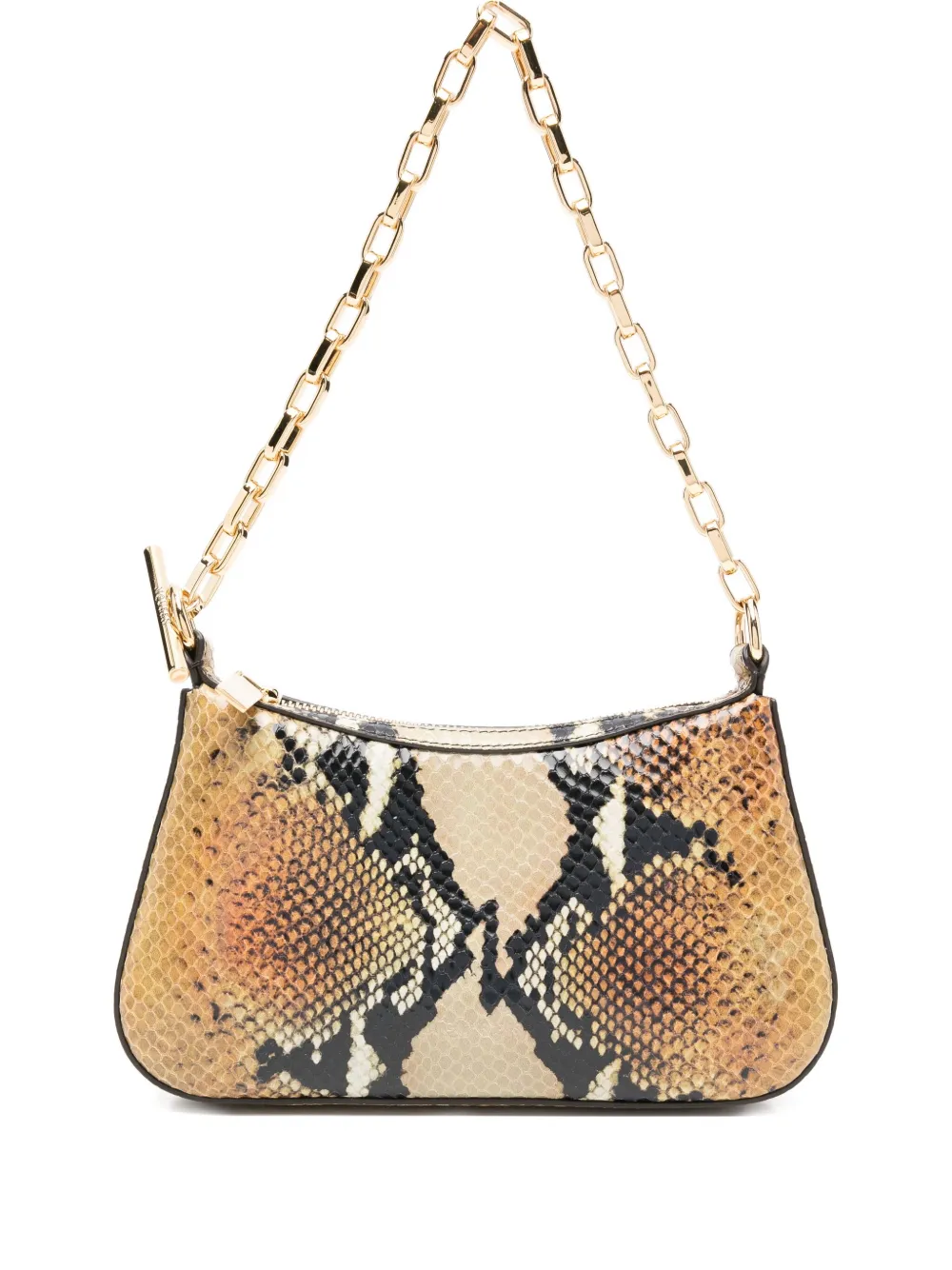 Alexander McQueen Kleine T-Bar schoudertas Bruin