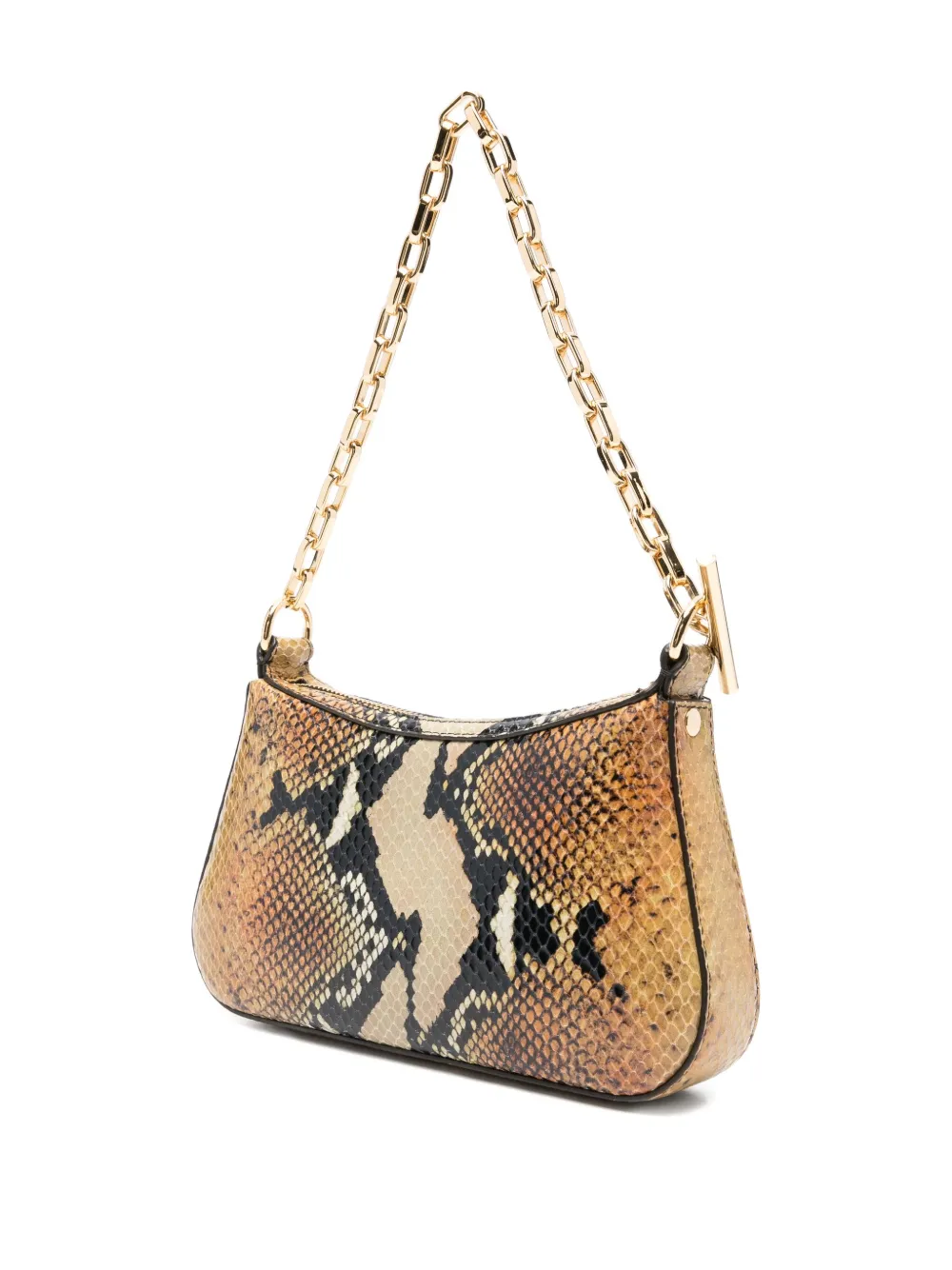 Alexander McQueen Kleine T-Bar schoudertas Bruin