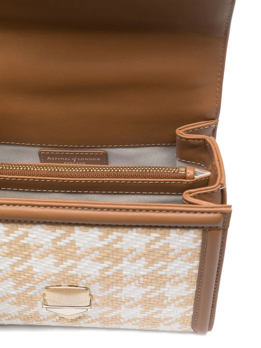Aspinal Of London Mayfair mini bag Beige