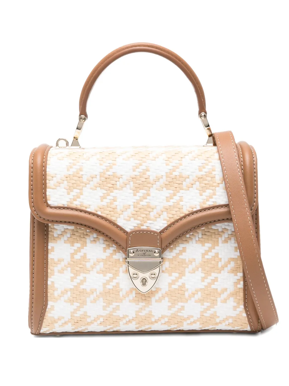 Aspinal Of London Mayfair mini bag Beige