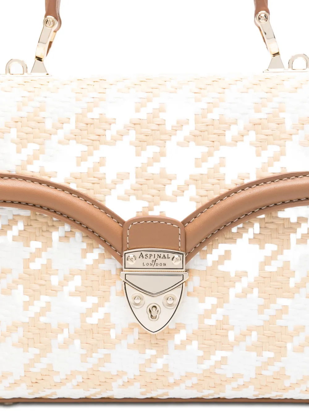 Aspinal Of London Mayfair mini bag Beige