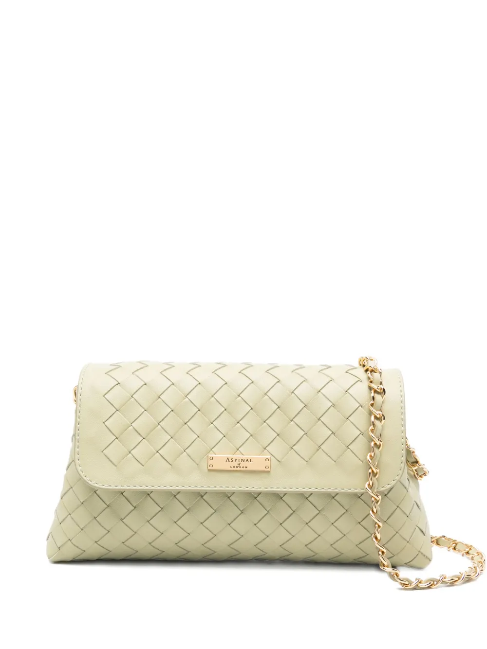 Aspinal Of London Sunrise Sunset clutch bag Groen