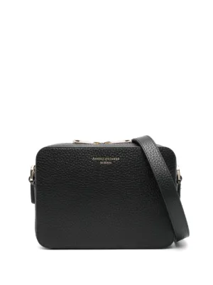 ASPINAL OF LONDON レポーターレザーショルダーバッグ Aspinal Of London レポーター レザーショルダーバッグ