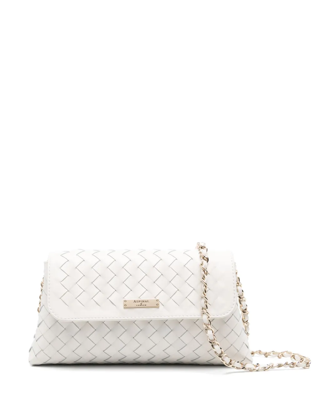 Aspinal Of London Sunrise Sunset ショルダーバッグ - ホワイト Aspinal Of London Sunrise Sunset ショルダーバッグ - ホワイト