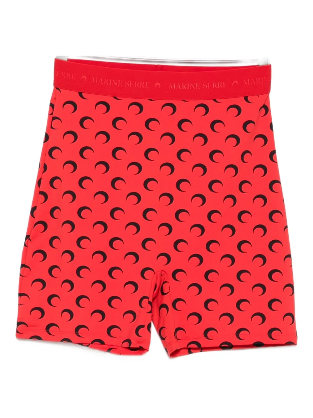 crescent moon-motif tights