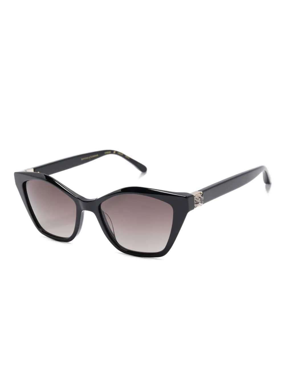 Aspinal Of London Chelsea crystal-embellished sunglasses - Zwart