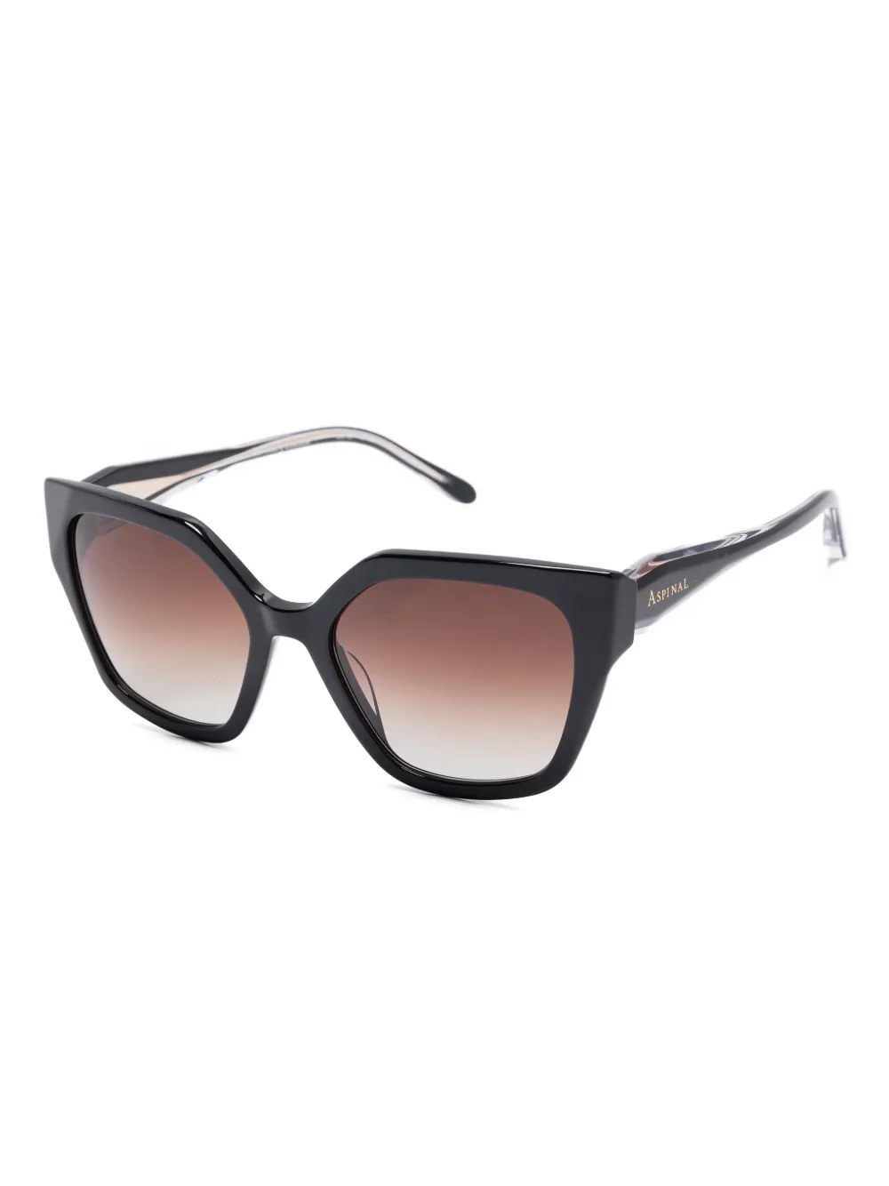 Aspinal Of London Como butterfly-frame sunglasses - Zwart