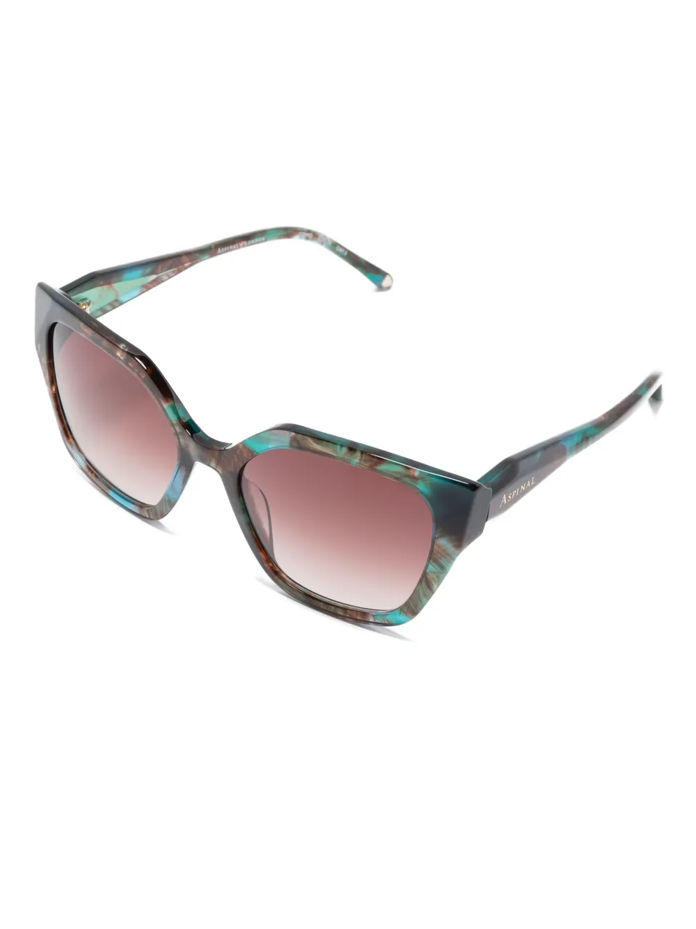 Aspinal Of London butterfly-frame sunglasses Blauw