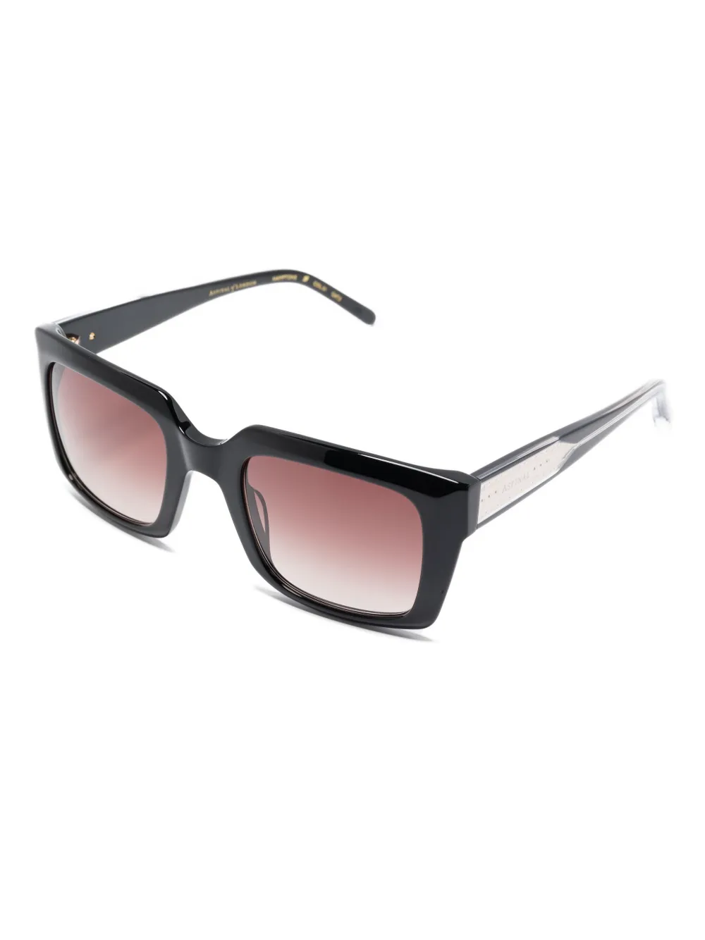 Aspinal Of London square-frame sunglasses Zwart
