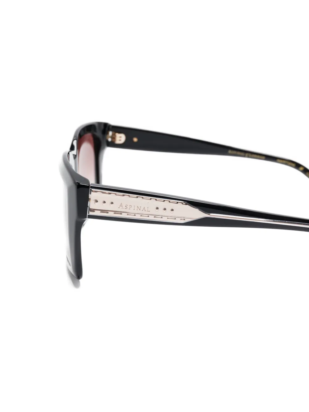 Aspinal Of London square-frame sunglasses Zwart