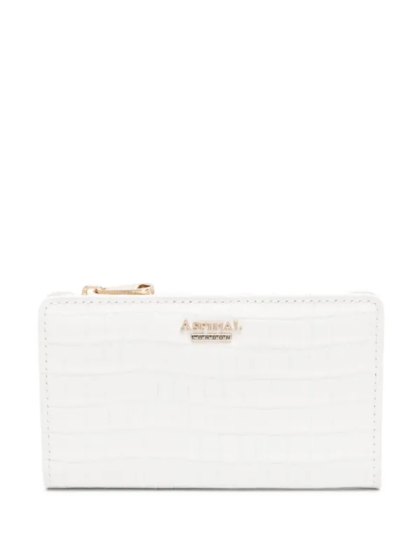 ASPINAL OF LONDON Mayfair レザーパスケース ホワイト Aspinal Of London Mayfair 財布 | ホワイト | FARFETCH JP