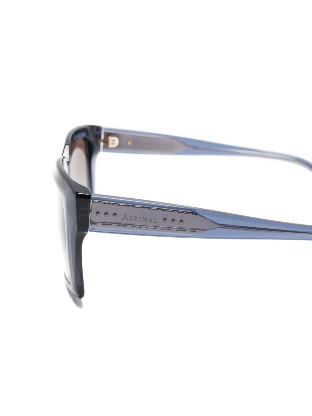 Aspinal Of London square-frame sunglasses Blauw