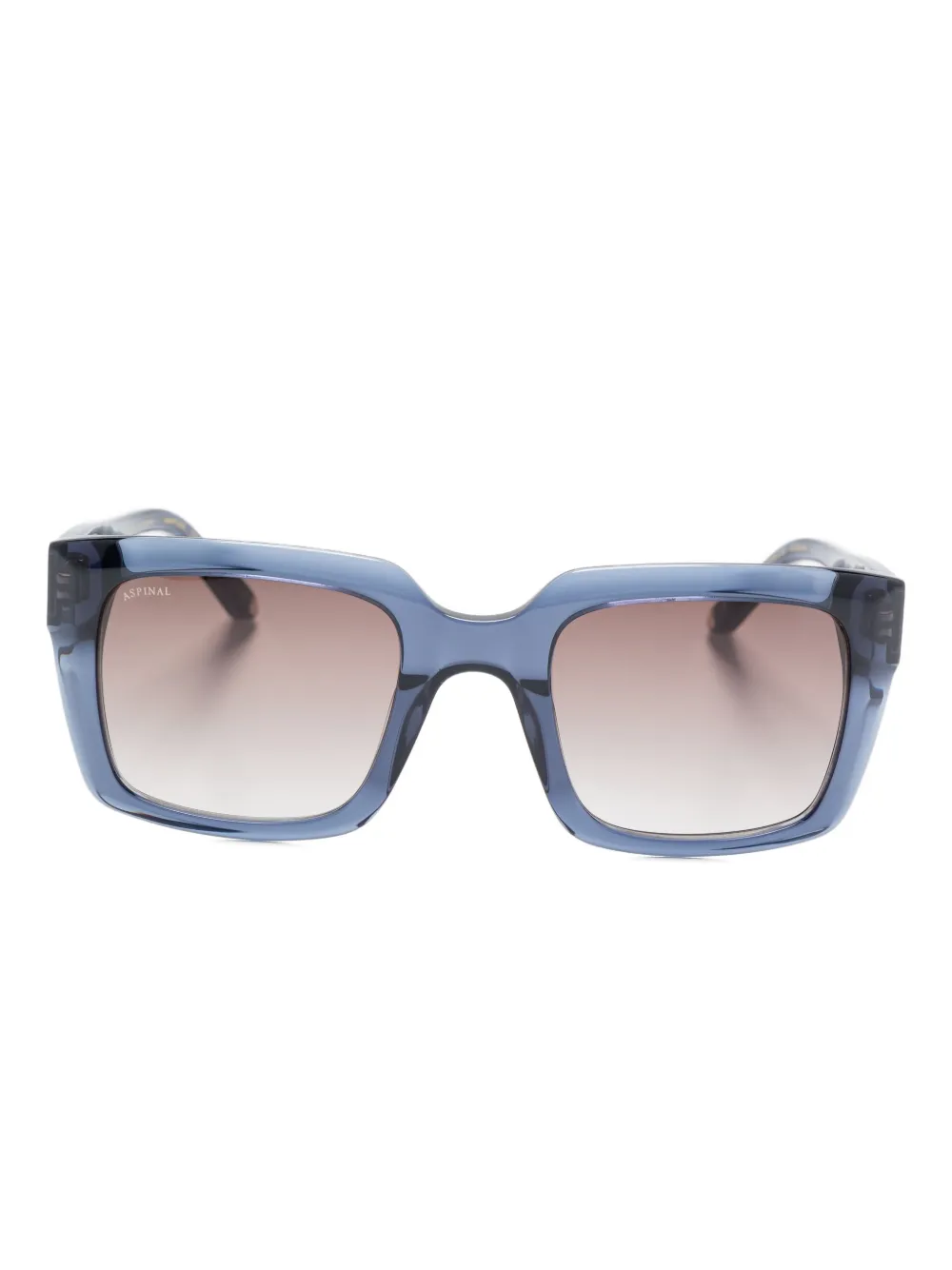 Aspinal Of London square-frame sunglasses Blauw