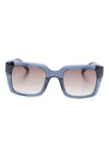 Aspinal Of London square-frame sunglasses - Blue