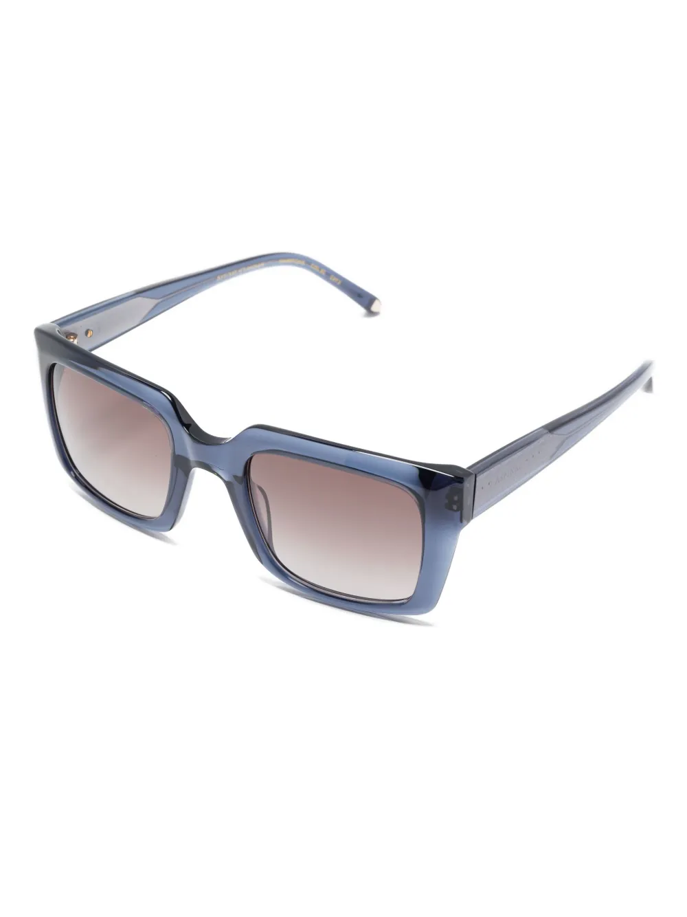 Aspinal Of London square-frame sunglasses Blauw