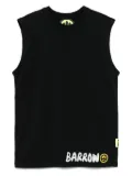 Barrow kids logo-print tank top - Black