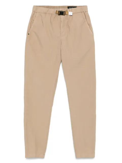 White Sand pantalones tapered con pretina elástica